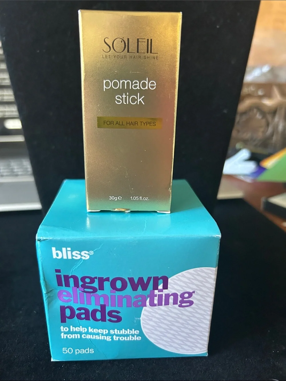 Pomade Hair Stick & BLISS ingrown pads 🆕
